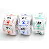 Senhas Numeradas, 3 dígitos, papel 70 g - 3