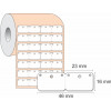 Etiqueta Adesiva Joia Fix para Brincos 16 x 46 mm, em Filme BOPP, rolo com 36 metros, Uso Manual ou em Impressoras Térmicas - 1