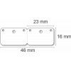 Etiqueta Adesiva Joia Fix para Brincos 16 x 46 mm, em Filme BOPP, rolo com 36 metros, Uso Manual ou em Impressoras Térmicas - 3