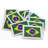 Patch Bordado Termocolante Bandeira do Brasil 26 x 36 mm - 1