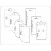 Tag Ecológico Média ou Cartela Bijú, Tamanho 47 x 87 mm, Papel Reciclável 250 g, Diversos Formatos, com Opções Personalizadas - 5
