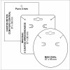 Tag Max ou Cartela Bijú, Tamanho 87 x 99 mm, Papel Couchê 300 g, Diversos Formatos, com Opções Personalizadas - 4