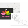 Tag Mini ou Cartela Bijú, Tamanho 42 x 47 mm, Papel Couchê 300 g, Diversos Formatos, com Opções Personalizadas - 1