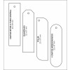 Tag Palito, Tamanho 22x87 mm, Papel Couchê 300 g, Diversos Formatos, com Opções Personalizadas - 5